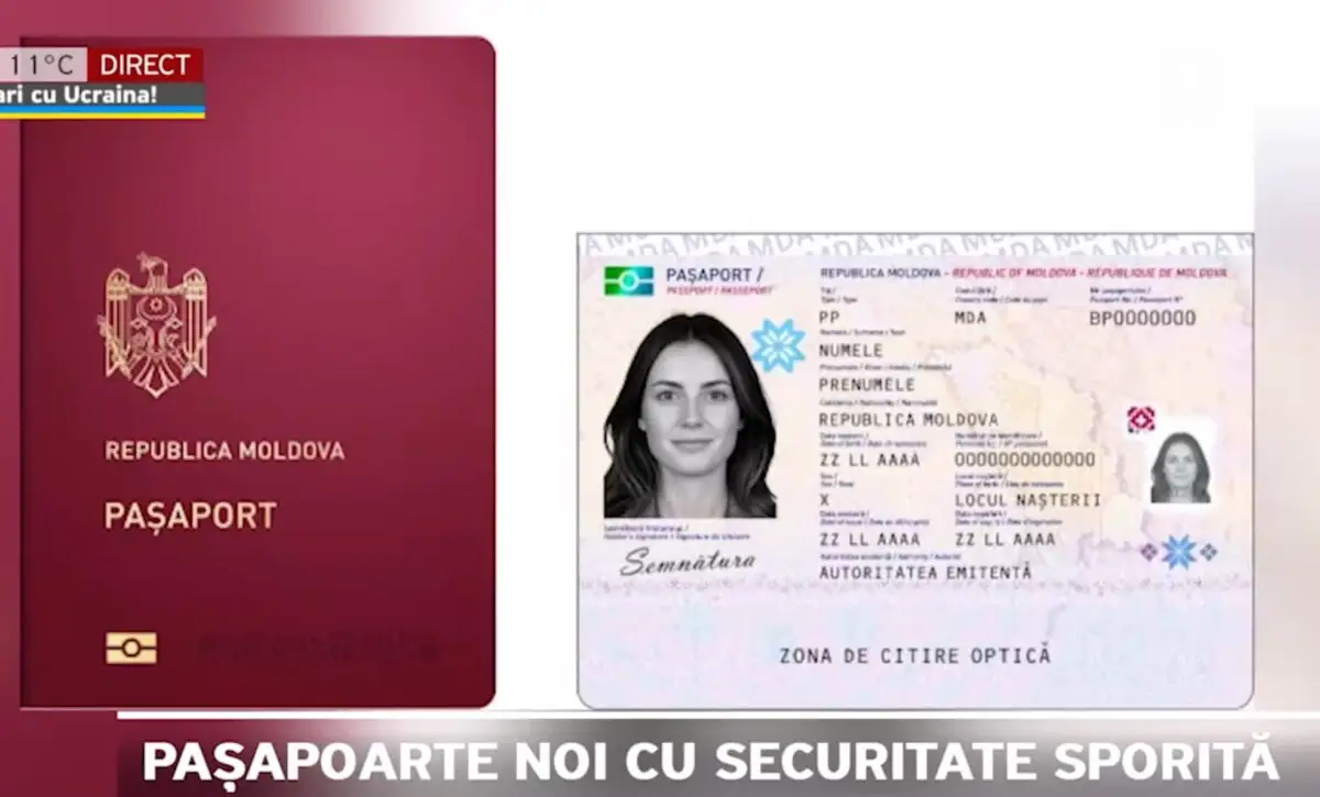 Viitoarele pașapoarte din Rep. Moldova