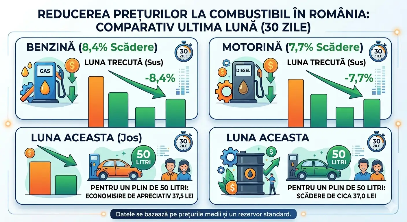 Preturile carburantilor din Romania: Unde ne situam in UE?