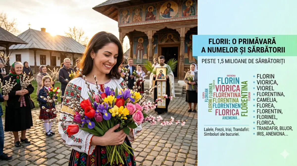 Sărbătoarea de Florii. Cui trebuie să spunem La Mulți Ani astăzi. Florile care se pot oferi