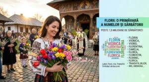 Sărbătoarea de Florii, onomastică, nume