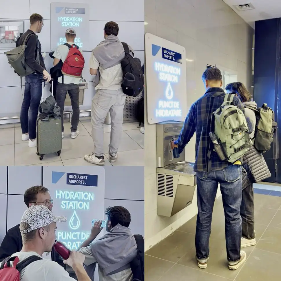 Statie de hidratare, Aeroprtul Henri Coandă - Otopeni