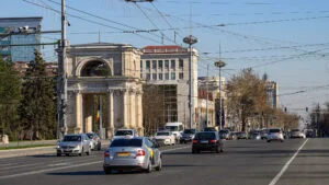 Trafic în Chișinău, Republica Moldova