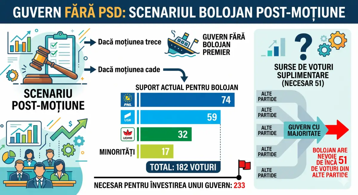 Infografic 2 - Scenariu guvern fără PSD