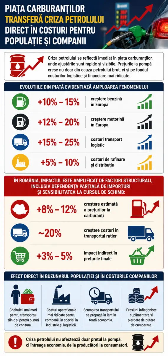 Infografic, Piața carburanților