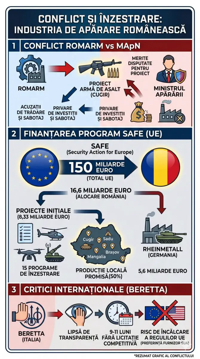 Infografic Radu Miruță - Romarm