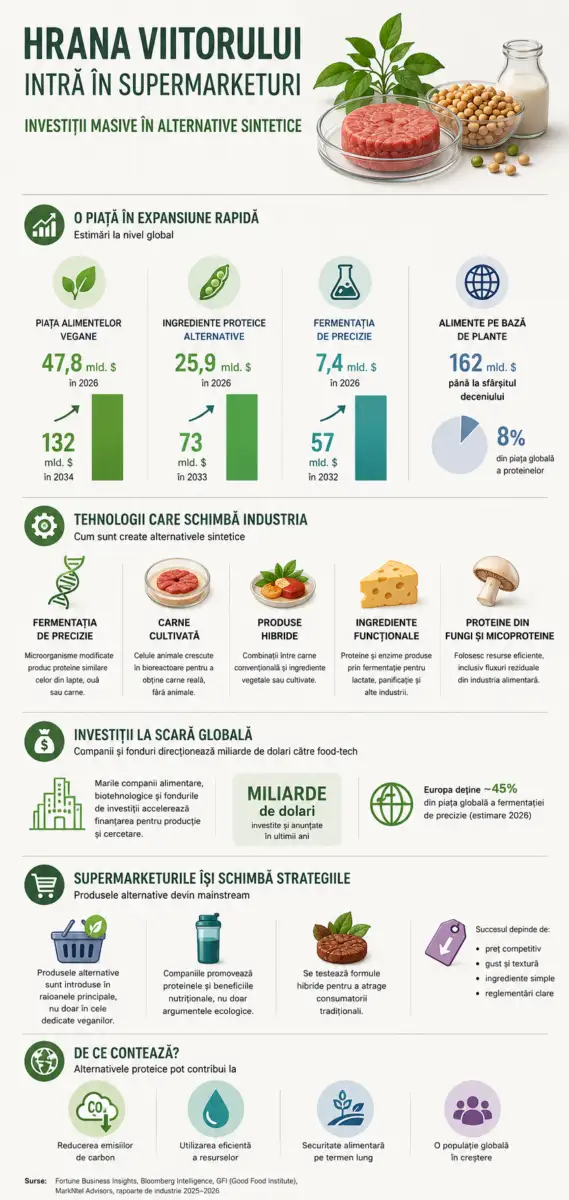 Infografic despre hrana viitorului