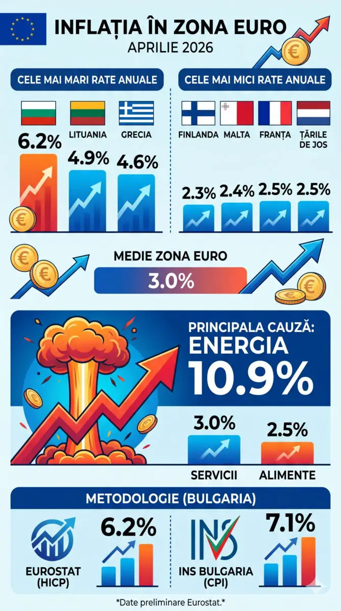 Infografic inflatie Bulgaria