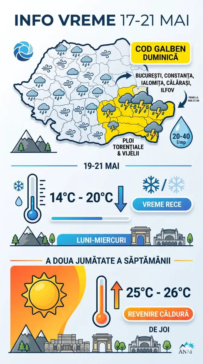 Infografic prognoza meteo