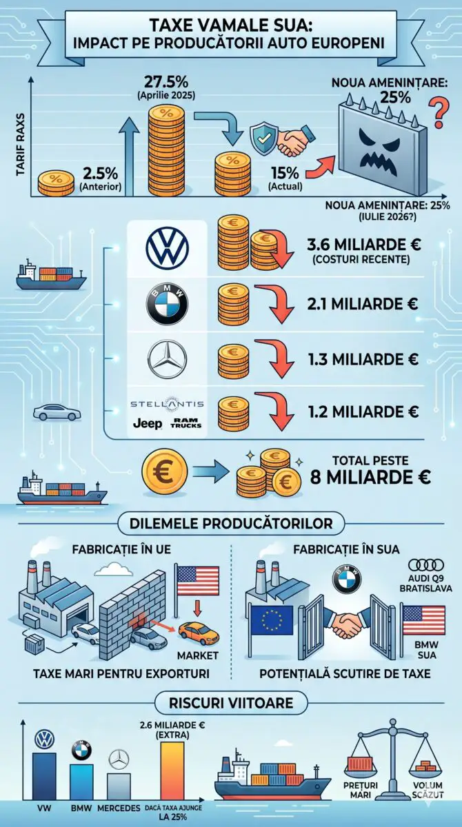 Infografic taxe vamale auto