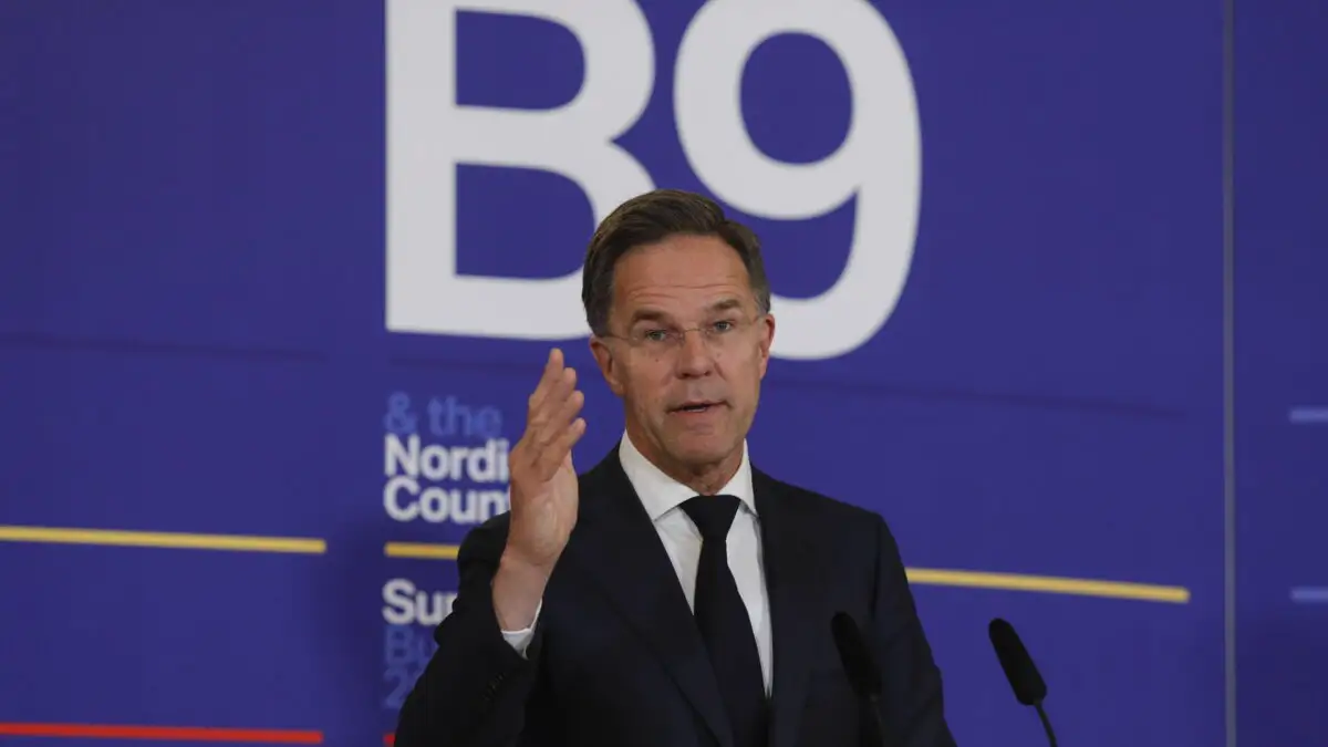 Mark Rutte, secretarul general al NATO, declarații după summit-ul B9