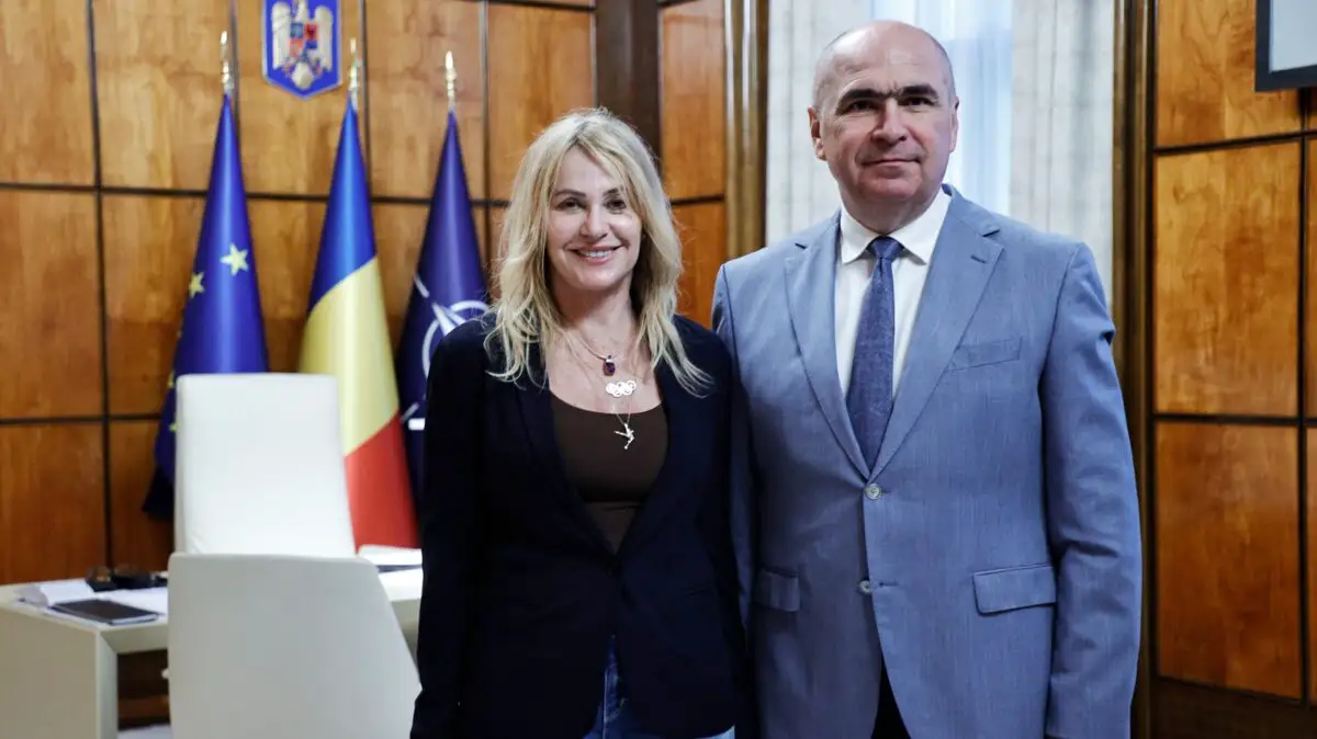 UPDATE Nadia Comăneci s-a întâlnit cu premierul. Ilie Bolojan: Îi mulțumesc pentru ceea ce a făcut pentru România. A fost un ambasador al țării noastre în lume