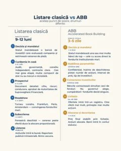 Oana Gheorghiu-Listarea la Bursă