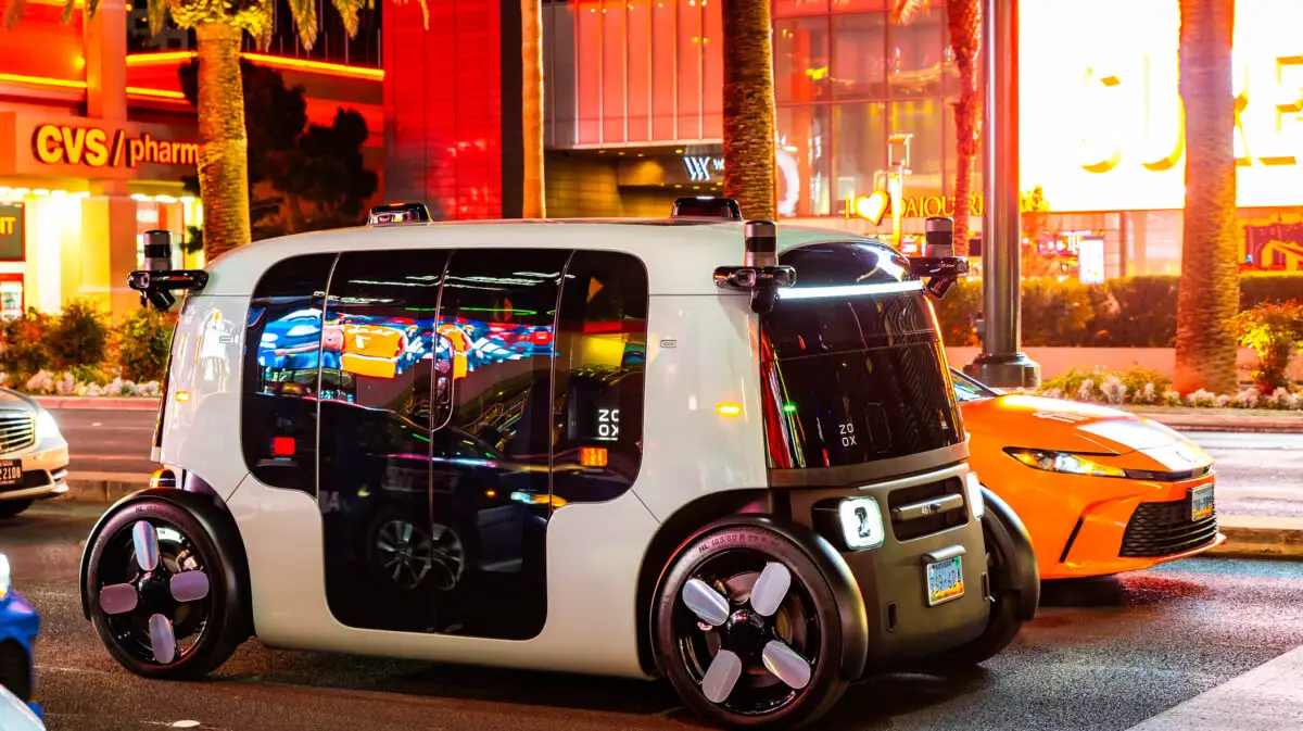 Zoox Robotaxi în Las Vegas