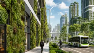 Sustenabilitatea schimbă orașele în 2026. Pereții vii și betonul care absoarbe carbonul intră în marile proiecte urbane