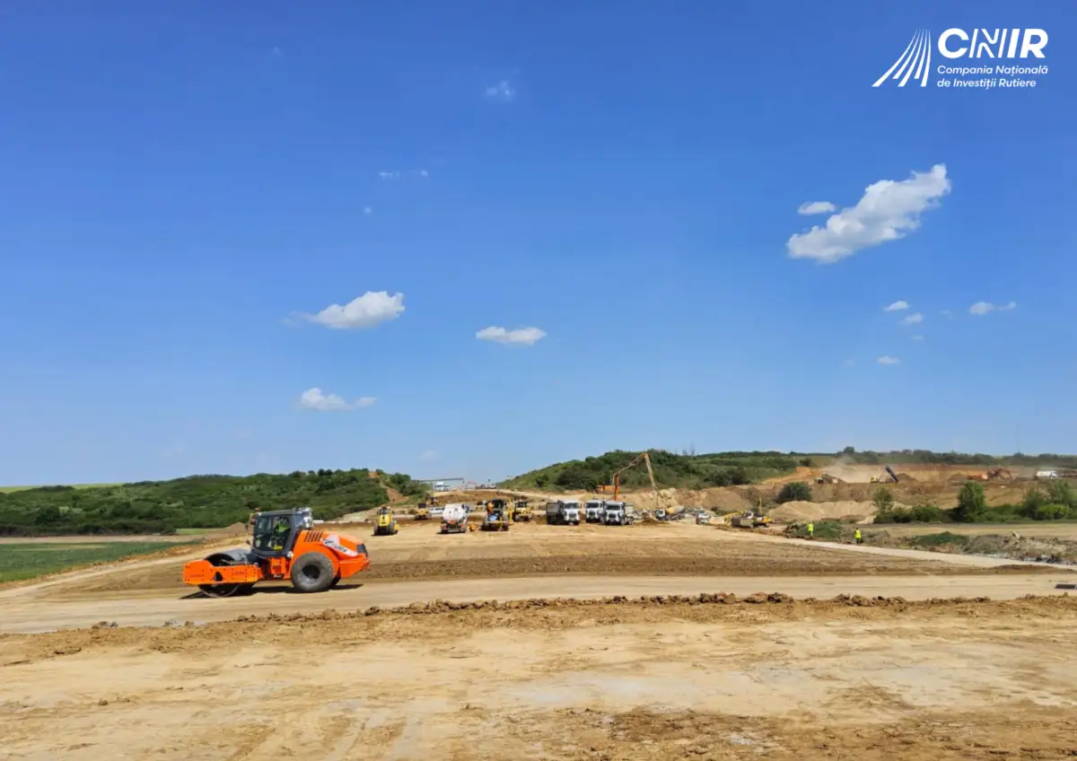 Autostrada Transilvania avansează rapid. Lucrările pe lotul Chiribiș–Biharia au depășit 50%, iar constructorul promite ritm accelerat din iunie