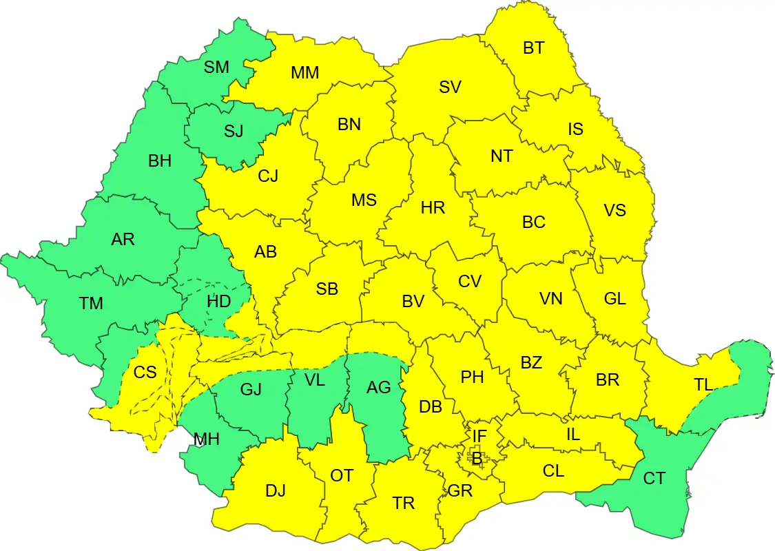 Cod Galben, 6 iunie 2026