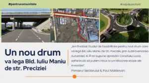 Sector 6 | Nou drum sub Autostrada A1 între Bulevardul Iuliu Maniu și Strada Preciziei