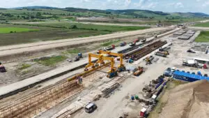 Horațiu Cosma: Primul lot al Autostrăzii Unirii A8 a ajuns la un stadiu fizic de aproximativ 50% (video)