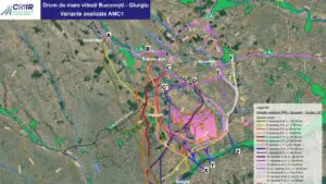 Drumul de mare viteză București-Giurgiu: analiză a 16 variante de traseu pentru Studiul de Fezabilitate