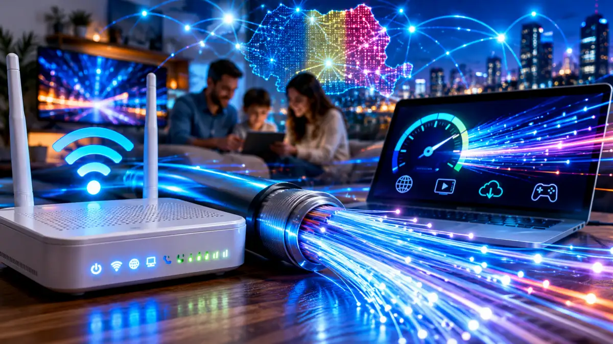 România este lider la internetul fix în 2026. A depășit Regatul Unit și Suedia într-un clasament internațional