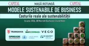 Eveniment Capital. „Modele sustenabile de business. Costurile reale ale sustenabilității”, 16 iunie 2026
