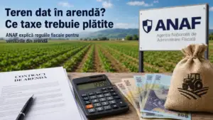 ANAF explică taxele pentru terenurile date în arendă. Proprietarii trebuie să verifice ce obligații fiscale au