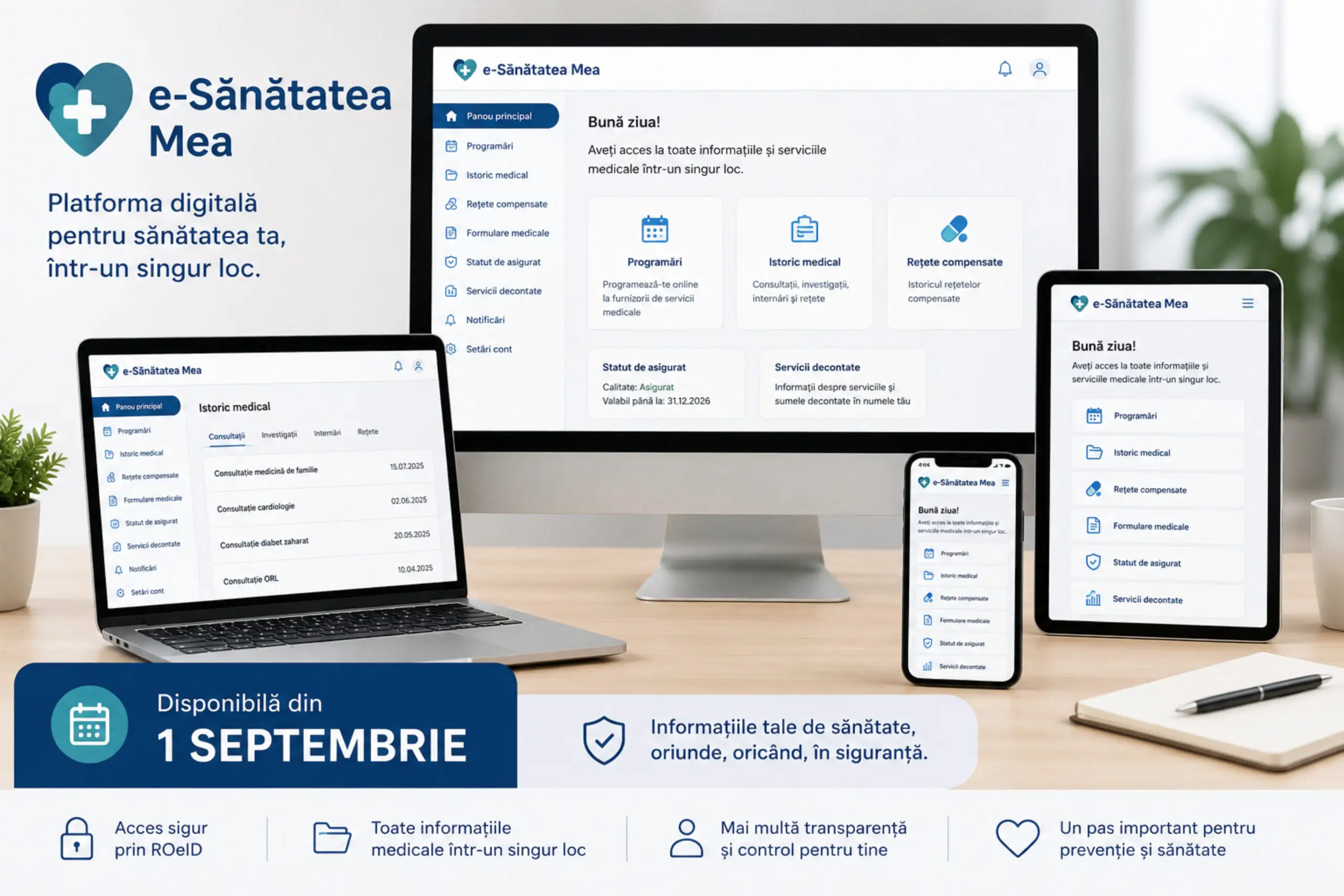 Platforma „e-Sănătatea Mea”, nefuncțională la scurt timp după lansare Doar 11 medici apar înscriși în sistem