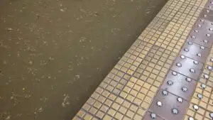 Apa a inundat galeria de metrou de la Piața Victoriei 2. Haos in transportul subteran