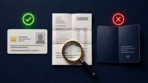 Ce documente sunt acceptate la verificarea contului și de ce sunt respinse unele