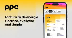 Factura PPC are o pagină de sumar, cu toate informațiile care contează la îndemână