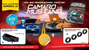 Istoria rivalității Camaro vs Mustang din anii ‘90. De joi, la toate chioșcurile de ziare, revista numărul 18 și piese noi pentru machete!
