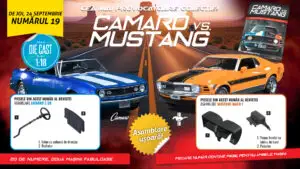 Colecția Camaro vs Mustang a ajuns la penultimul număr! De joi, la toate chioșcurile de ziare, revista 19 și piese noi pentru machete!