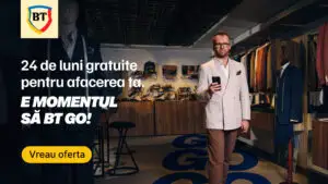 2 ani fără costuri de banking: oferta BT pentru companiile care își deschid cont online din BT Go