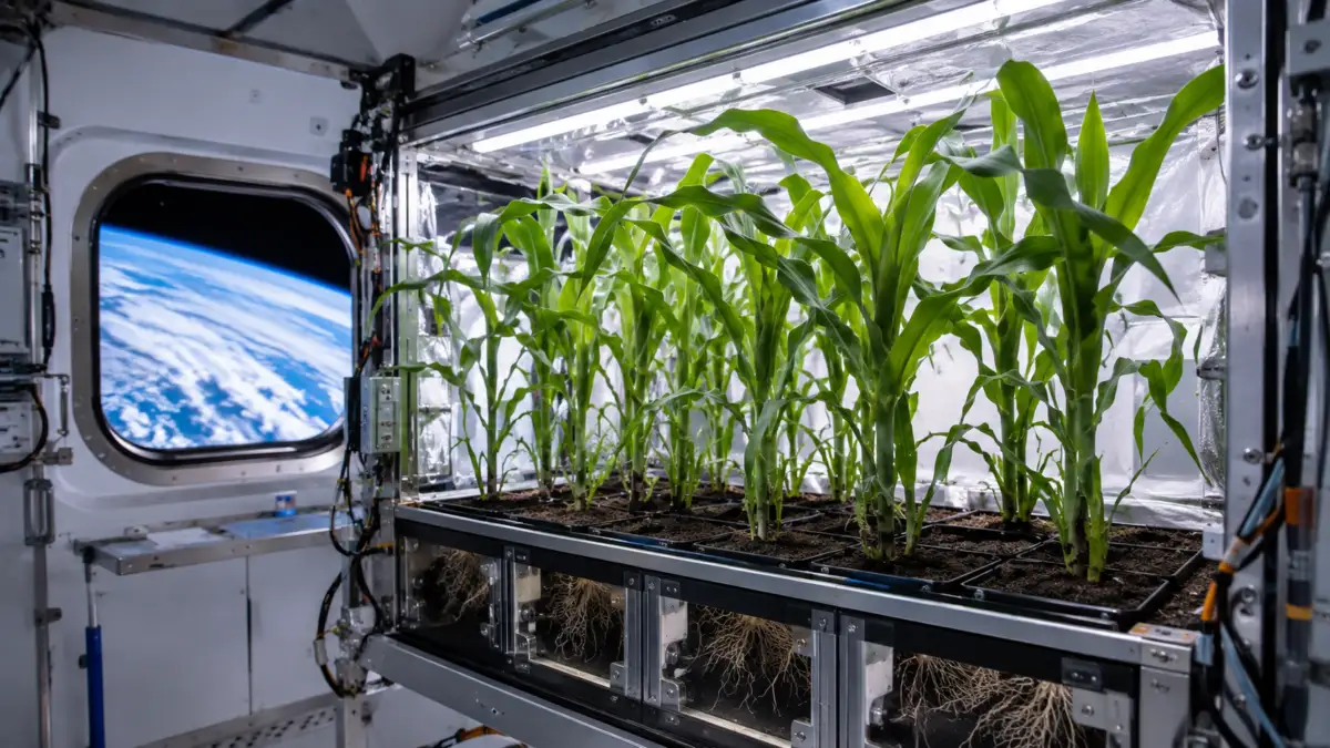NASA, porumb cultivat în spațiu