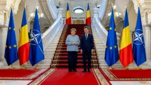 Angela Merkel a fost primită la Palatul Cotroceni. Nicușor Dan dezvăluie temele discutate cu fostul cancelar