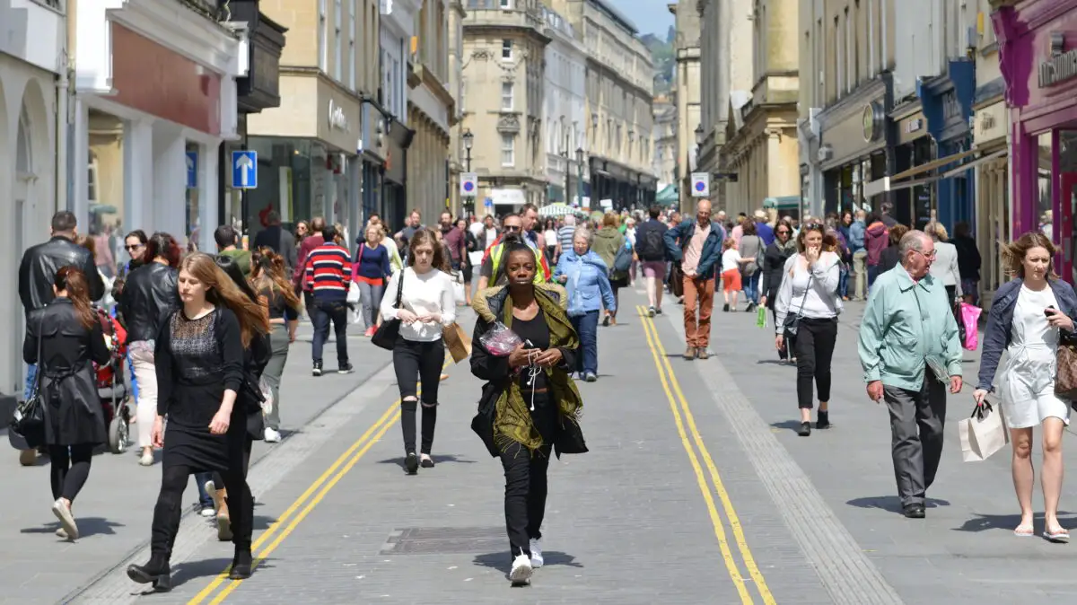 UK, Bath, oameni, imigranți