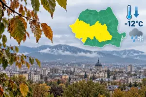 Vremea se schimbă radical în România. Temperaturile scad cu 12 grade și apare ninsoarea. Zonele vizate