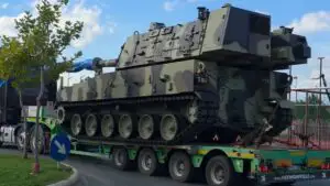 România a primit primele obuziere K9 din Coreea de Sud. Restul de 36 vor fi produse la fabrica de la Petrești
