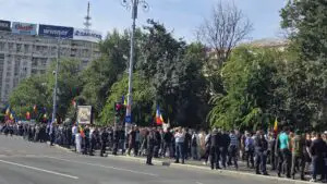 Protest al fermierilor în București. Crescătorii de animale spun că sunt pregătiți să rămână zile întregi: „Se termină cu agricultura”