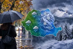 Schimbare bruscă a vremii în România. Ce anunță meteorologii ANM pentru duminică și luni