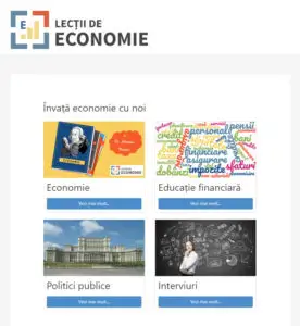 Educația financiară, gratuită pentru români! Platforma online care pune la dispoziție peste 350 de teste și simulări economice