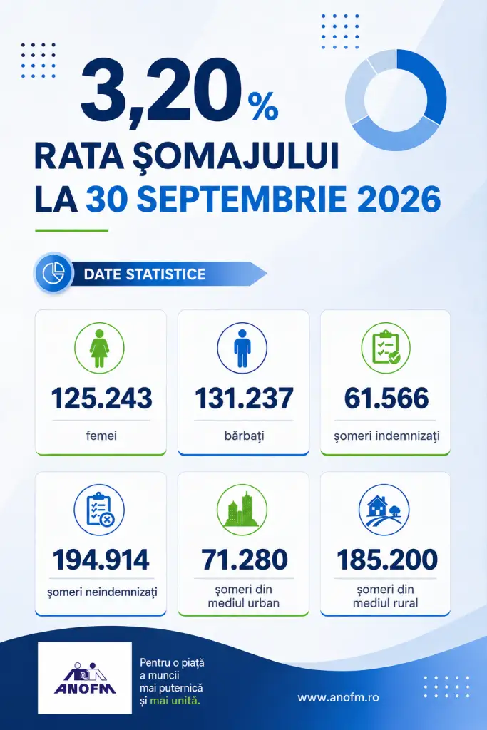 Rata șomajului în România