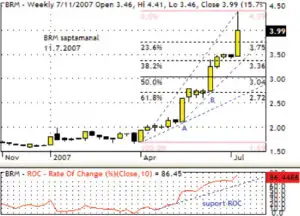 Analiză tehnică: BRM: aproape +200% în 2007