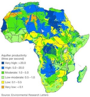 În subteranul Africii există resurse „enorme” de apă