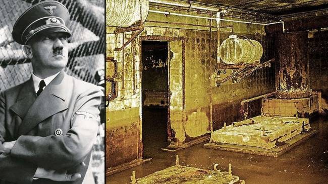 Cotidianul Bild publică fotografii inedite cu buncărul unde Hitler s-a sinucis