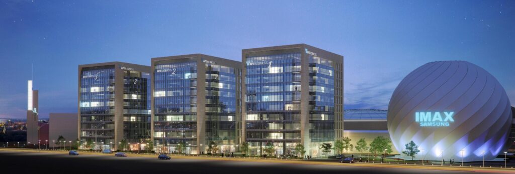 AFI Europe a început construcţia primei clădiri de birouri de lângă mall-ul din Cotroceni