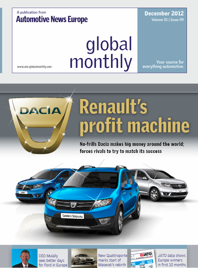 Carlos Tavares, COO Renault: „Dacia este o adevărată vacă de muls pentru companie”