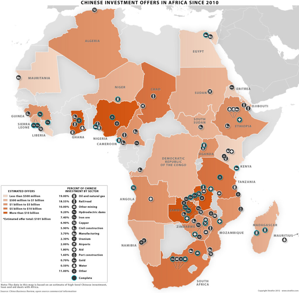 STRATFOR: Investițiile Chinei în Africa