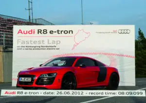 Audi a stabilit un nou record mondial cu un R8 electric