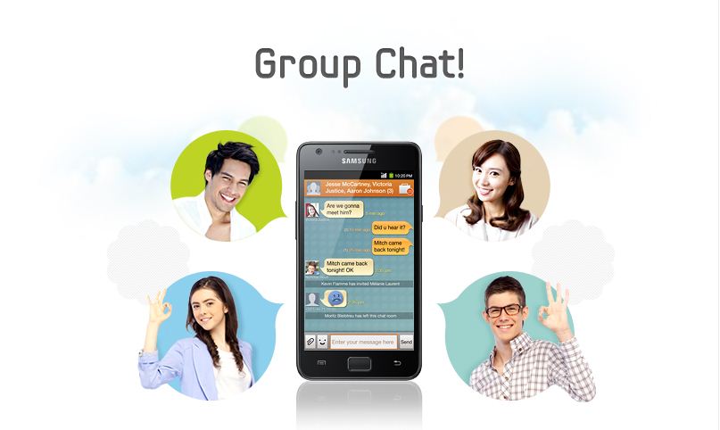 Samsung a lansat ChatON, un serviciu care permite împărtășirea conținutului multimedia